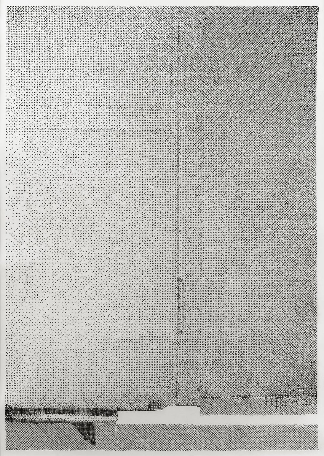 Lichtverlauf Tür I-IV
2020/21, 4-teilig
Kaltnadelradierung auf Zerkall Bütten
I-II je 138 x 98 cm (Blattmaß)